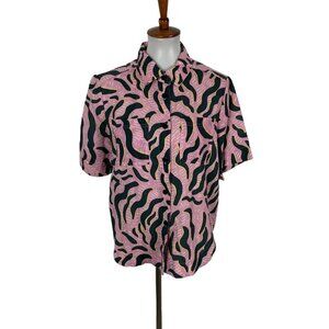 Gorman X Camilla Perkins Women’s Button Down Top Linen Blend AU 8 / US 4 Small